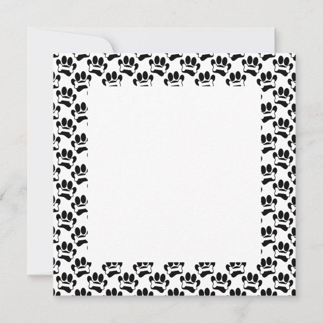 Carte Motif De Paniers De Carton Et De Bones do-it-yours (Devant)