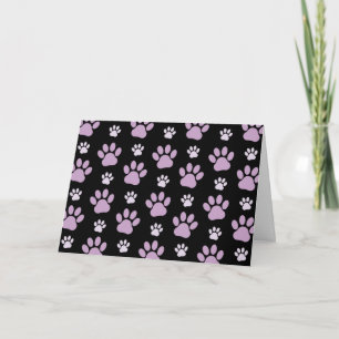 Carte Motif De Pâtes, Pâtes Lilac, Pâtes De Chien, Empre