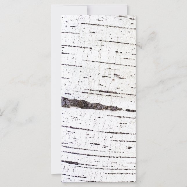 Carte Motif d'écorce de bouleau (Devant)