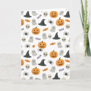 Carte Motif d'Halloween