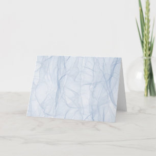Carte Motif d'ombre bleue