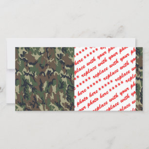Carte Motif du camouflage vert militaire
