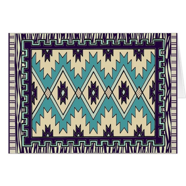 Carte Motif en chef autochtone (Devant horizontal)