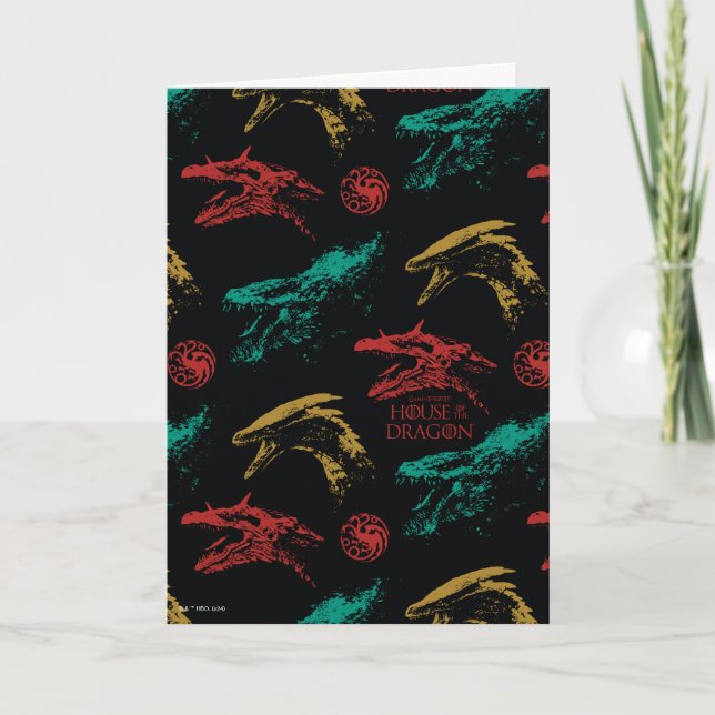 Carte Motif en chef Dragon (Devant)
