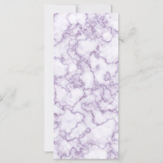 Carte Motif en marbre violet (Devant)