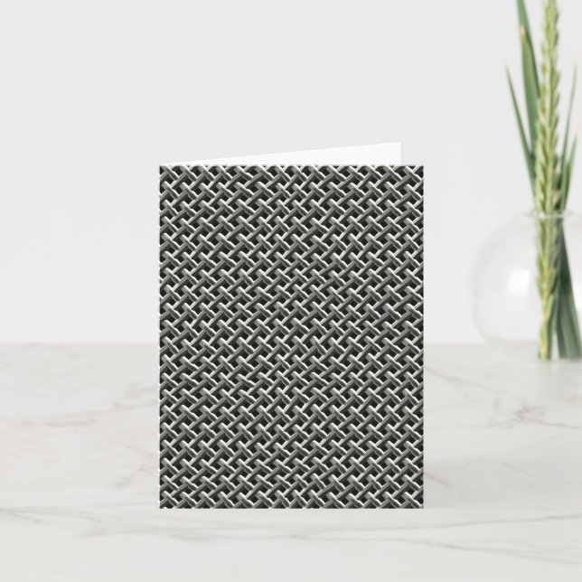 Carte Motif en métal d'acier (faux) (Devant)