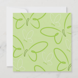 Carte Motif papillon
