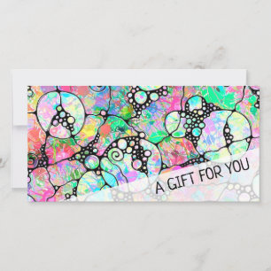 Carte Motif Peint À La Main Et Numériquement Art 31