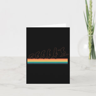 Carte Motif Retro Snowboarder Pour Un Snowboard 1