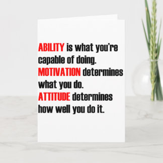 Carte motivation