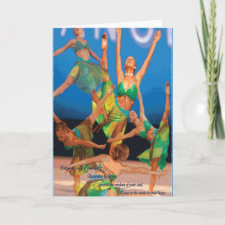 Carte motivation de la danse