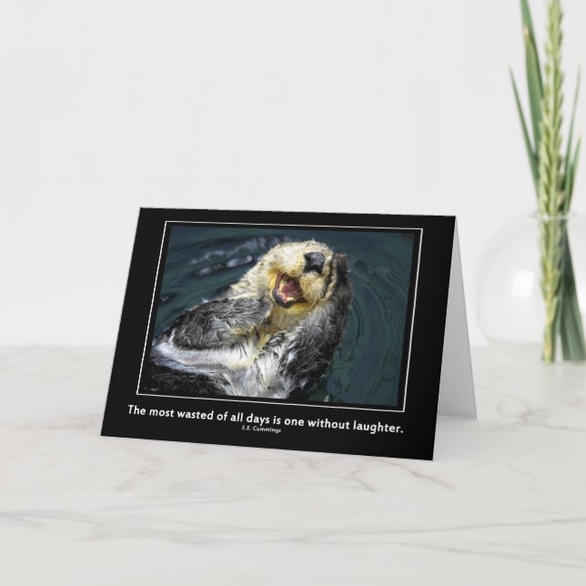 Carte Motivation de la loutre de mer (Devant)