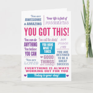 Carte Motivation Vous Avez Cela