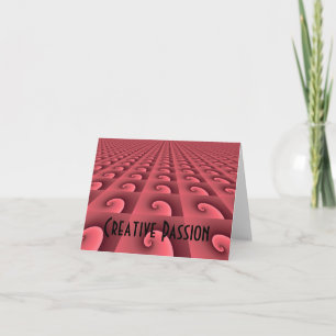 Carte Motivational Office Design - Passion créative