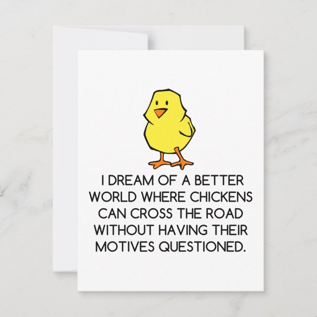 CARTE MOTIVATIONS DE POULET (Devant)