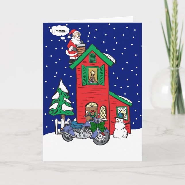 Carte moto de voeux de Noël par Gear4gearheads (Devant)