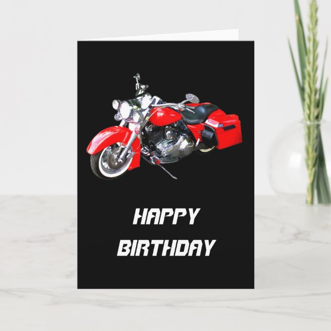 Carte Moto Red Touring (Devant)
