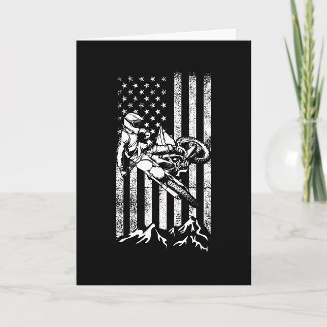 Carte Motocross Gift Vélo (Devant)