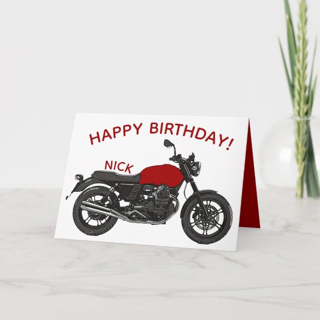 Carte Motorcycle (Devant)