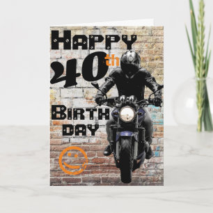 Carte Motorcycle 'Birthday 40th Still Got It