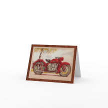 Motorcycle rouge vintage