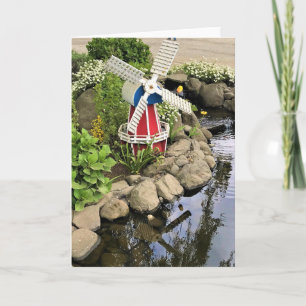 Carte Moulin à vent Jardin Décor