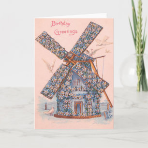 Carte Moulin à vent Ne m'oubliez pas de Dove