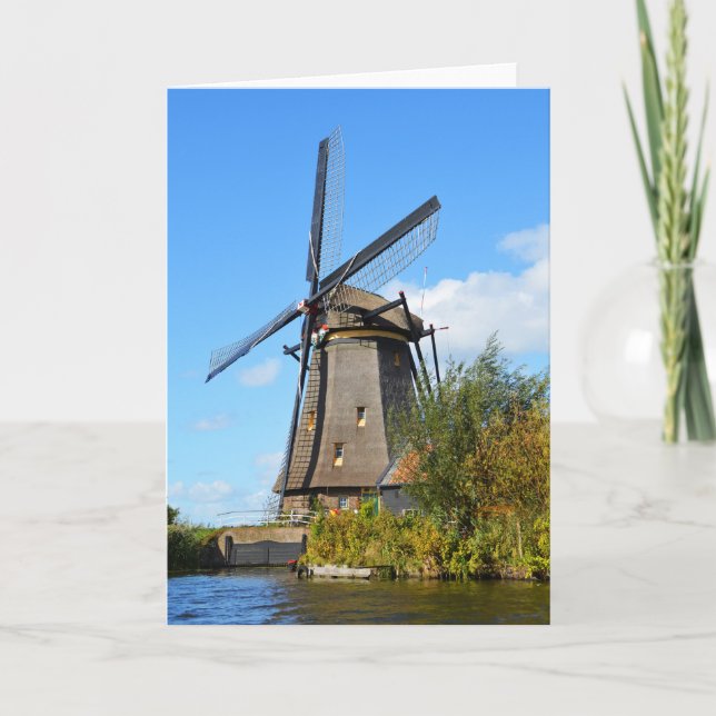 Carte moulin néerlandais (Devant)