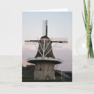Carte Moulin néerlandais typique.