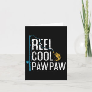Carte Moulinet de pêche Papa cool Cadeau de la fête des 