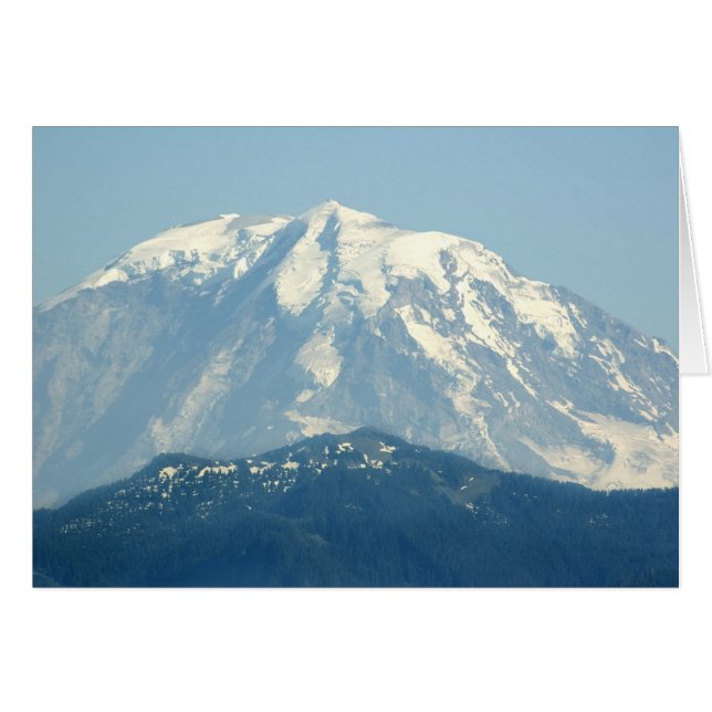 Carte Mount Rainier (Devant horizontal)