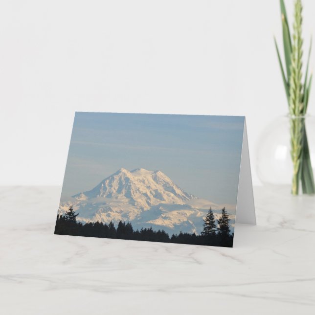 Carte Mount Rainier - Frameçonnable Art Care (Devant)