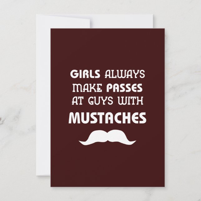 Carte Moustache (Devant)