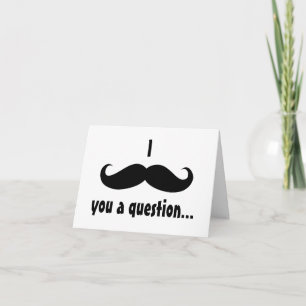 Carte Moustache déguiser drôle moustache cheveux faciaux