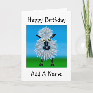 Cartes Moutons D Anniversaire Zazzle Ca
