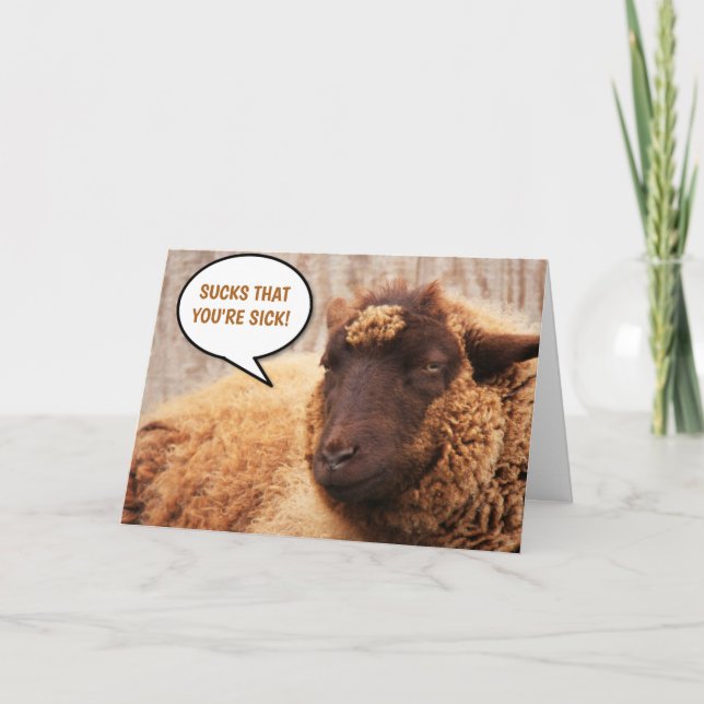 Carte Moutons Et Chèvres Bénéficient D'Un Bon Soutien (Devant)