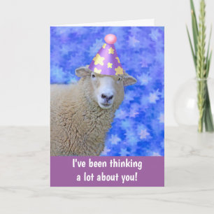 Carte Moutons Et Étoiles Meilleur Ami Anniversaire