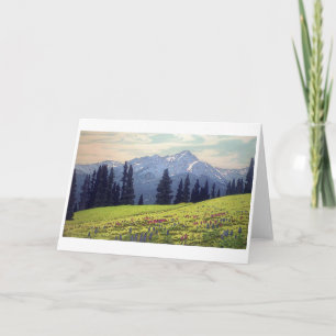 Carte Mt. Holy Cross, Hiroshi Yoshida, Woodcut