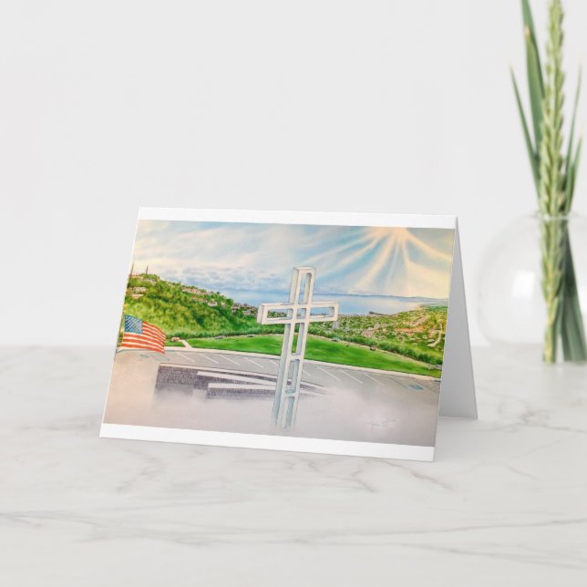 CARTE MT. SOLEDAD, LA JOLLA, CALIFORNIE (Devant)