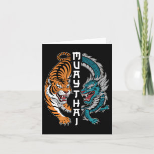 Carte Muay Thai Thaïlande Boxe Muay Thai Fan Hommes Femm