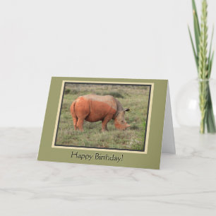 Carte Muddy Rhino Joyeux Anniversaire