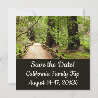 Carte Muir Woods Path II Nature Sauver la date