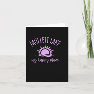 Carte Mullett Lake My Happy Place Mi Bateau Pêche Cam