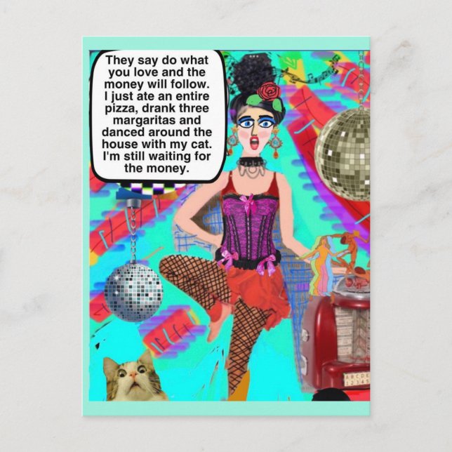 CARTE MULTI-BUT PAR BAD GIRL ART (Devant)