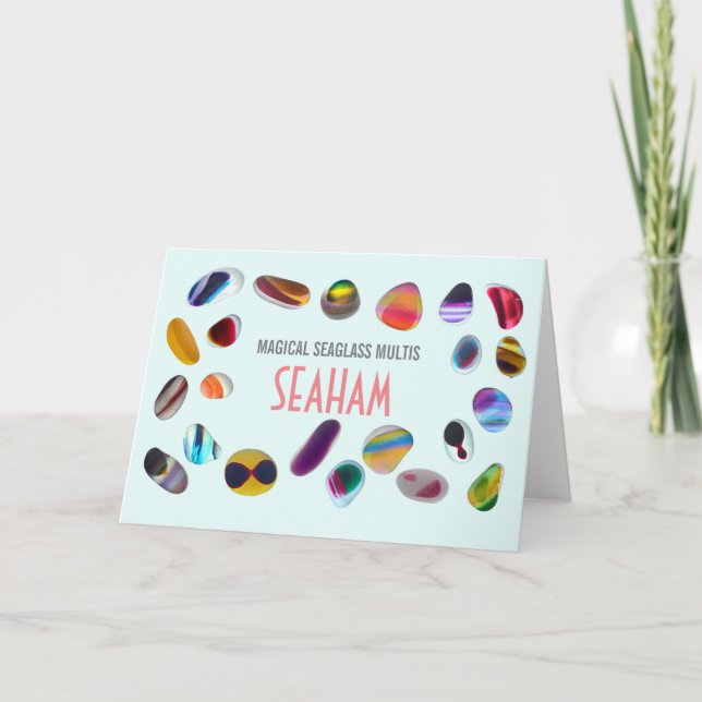 Carte Multis Seaham Seaglass (Devant)