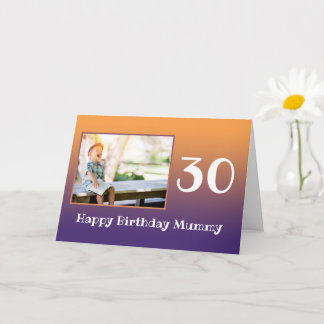 Carte Mummy Happy Birthday Year Photo Matriplate From Ki