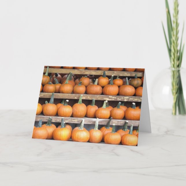Carte Mur Citrouille d'Halloween (Devant)