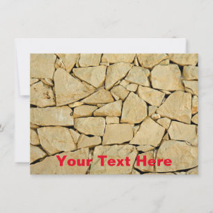 Carte Mur en pierre sèche personnalisable