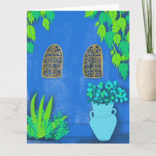 Carte Mur Jardin Bleu Majorelle Jardin Maroc