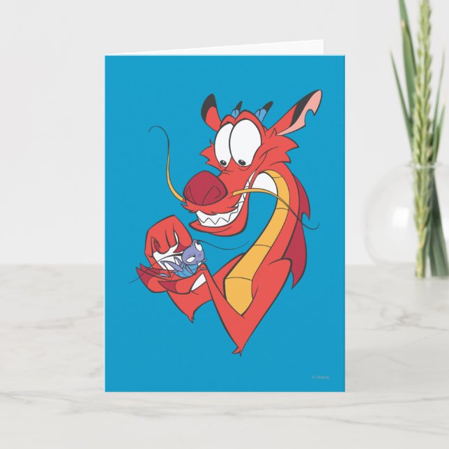 Carte Mushu et Cri-kee (Devant)